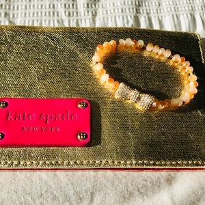 Cute Crystal Stretchy Bracelet with Bow